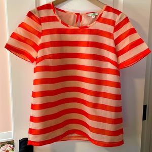 Jade Boxy Stripe Top